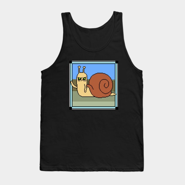 Lich Snail pixel art Tank Top by PXLFLX